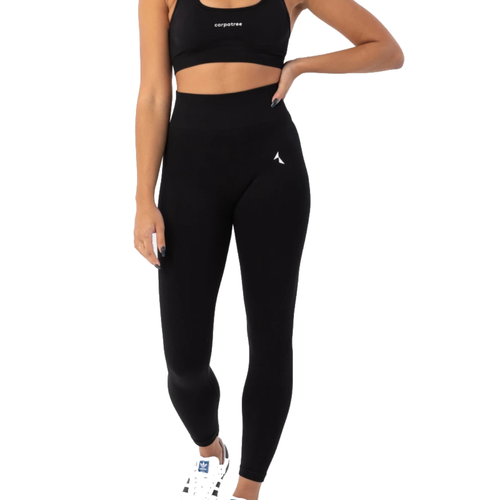 Women's sports leggings Push up high-waisted  black Carpatree Blaze  - C-BSC