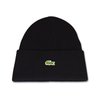 Black winter hat Lacoste - RB982500031