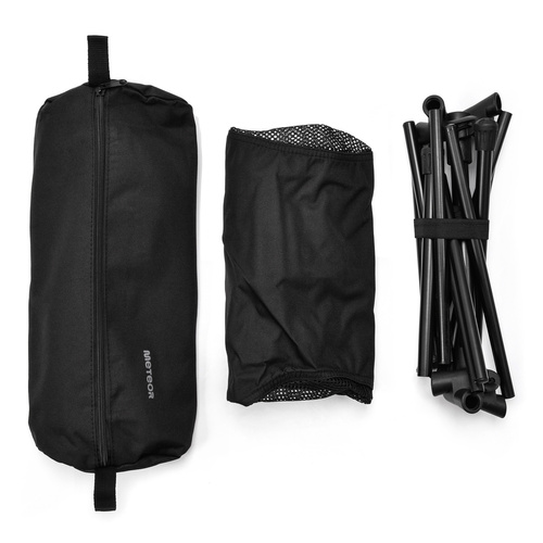 METEOR Schelp Folding Tourist Chair Black - 16553