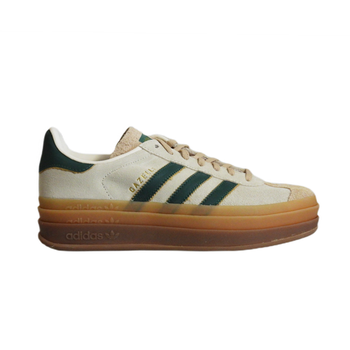 Women's sports shoes Adidas Gazelle Bold on the platform beige - ID7056