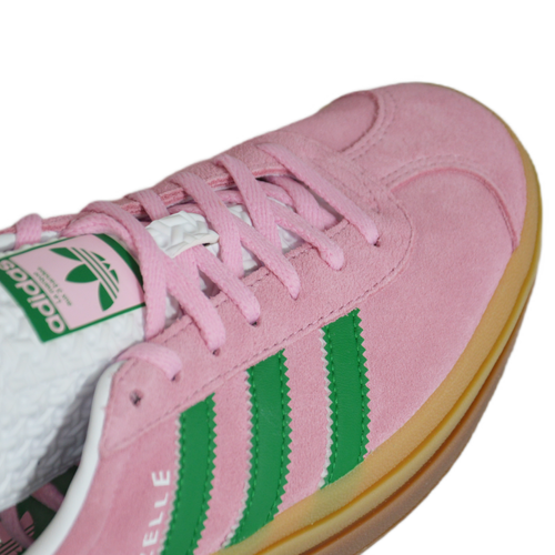 Adidas Gazelle Bold Shoes Bold True Pink / Green / Cloud White - IE0420