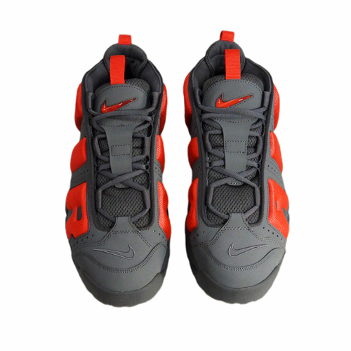 Men's shoes Nike Air More Uptempo Low Dark Grey Light Crimson - FZ3055-002