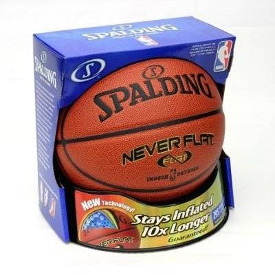 Portable Basketball stand MASTER Street 305 + Spalding NBA NeverFlat	