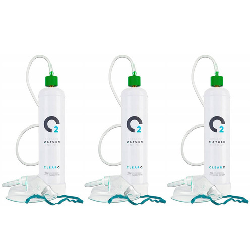 ClearO2 110L Pure Breathing Oxygen + Mask