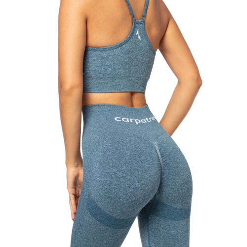 Sports Bra CARPATREE Allure Fitness Seamless Blue