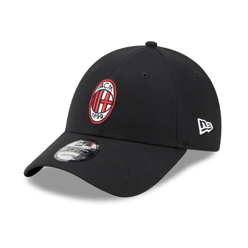 New Era 9FORTY AC Milan Black Strapback Cap - 60363649