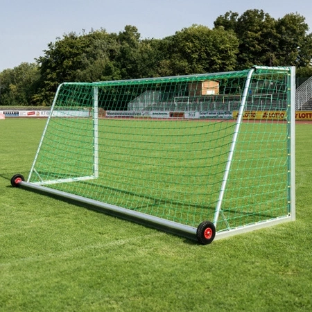 ONE-PIECE FOOTBALL GOAL WITH WHEELS AND WEIGHT SPORTPOLAND ECO SAFETY GOAL