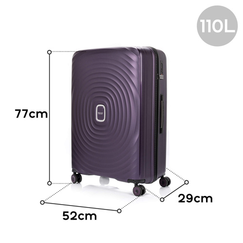 Suitcase SwissBags Echo 77cm Large Purple - 16580