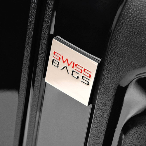 SwissBags Travel Suitcase Tourist 67cm Black