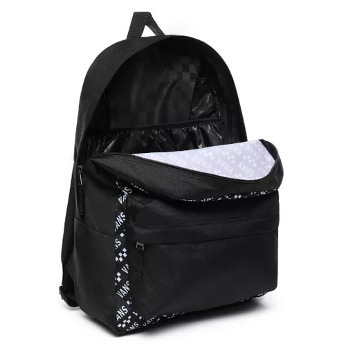 Vans Realm Black-Brand Striper Backpack - VN0A3UI7W07 - Custom Rose