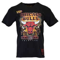 Mitchell & Ness Last Dance Chicago Bulls 6 x Champs Tee - TCRWINTL117-CBULDBLCK